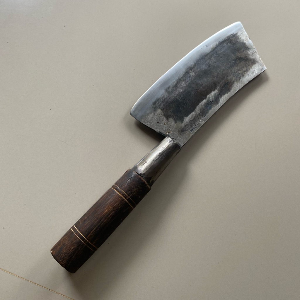 pisau cincang daging dan tulang baja per asli P.bilah 22 L.bilah 9cm kwatitas super tajam