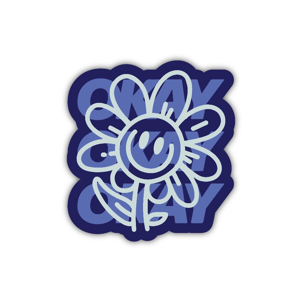 

ZV198 sticker okay karakter kartun anime aesthetic, stiker vinyl satuan