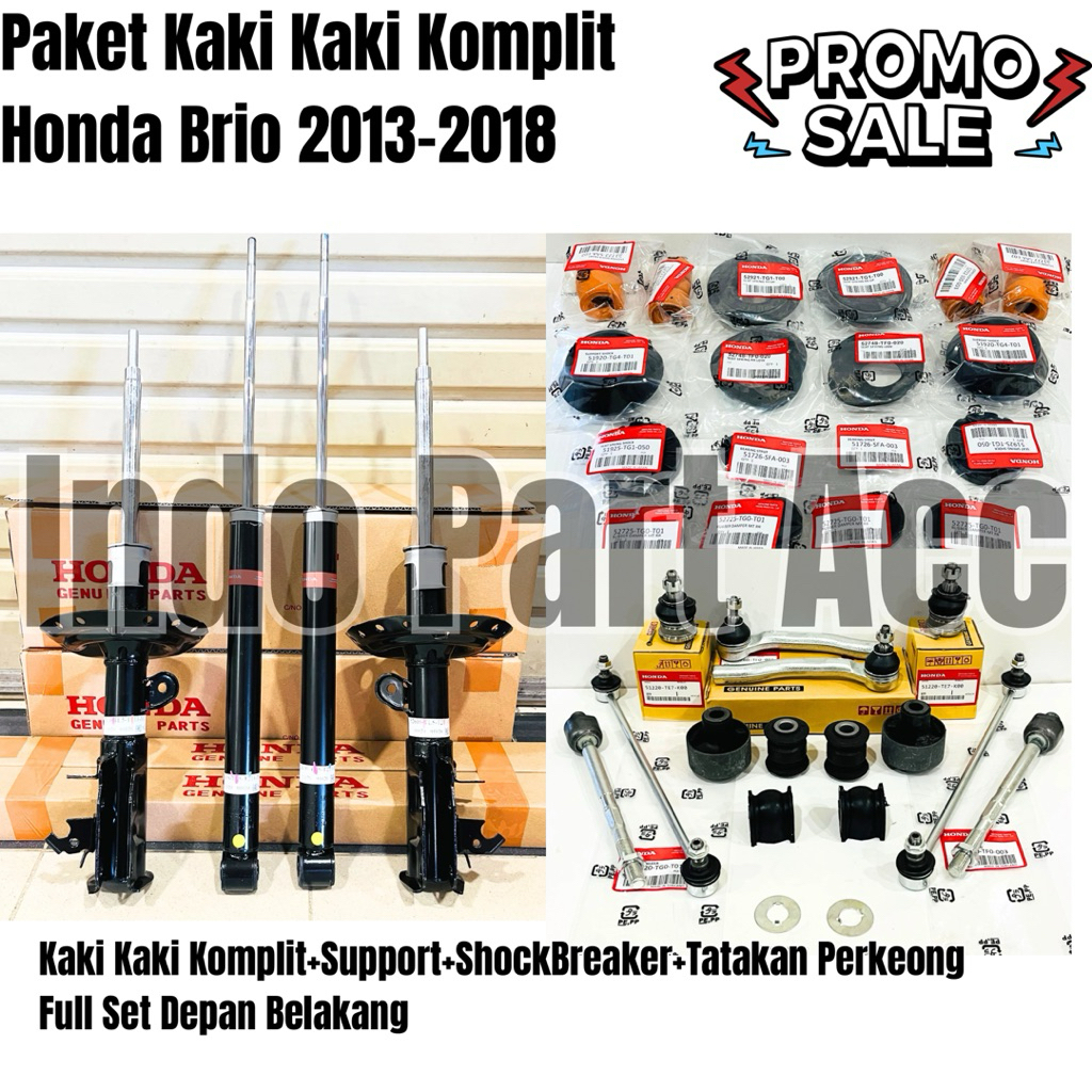 [FULL SET] Bushing Brio Karet Bushing Honda Brio 2013-2018 Depan Belakang Original