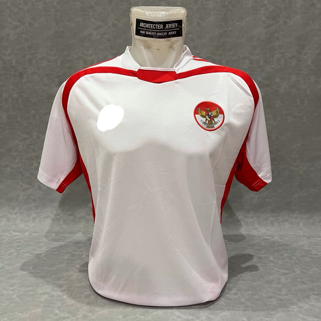 [2004] Jersey Baju Bola Timnas Indonesia Away 2004 Retro 04 Putih IDN G.0 Import