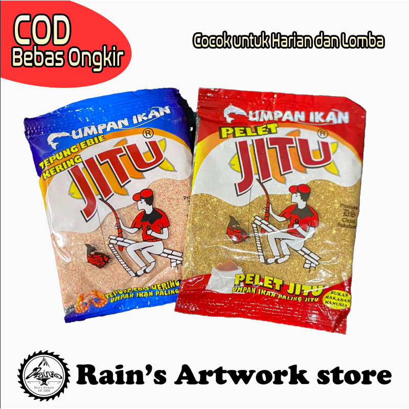 umpan pelet jitu merah satuan bks - pelet jitu topi merah - pelet Jitu Ebi