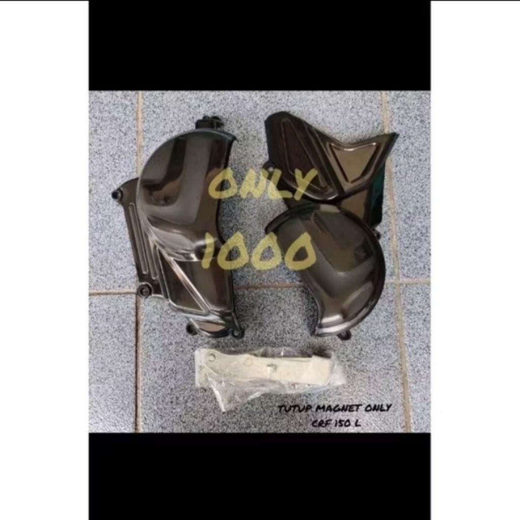 TUTUP MAGNET ONLY CRF 150 L COVER BLOK MESIN CRF 150L TRAIL SUPERMOTO MOTOCROSS
