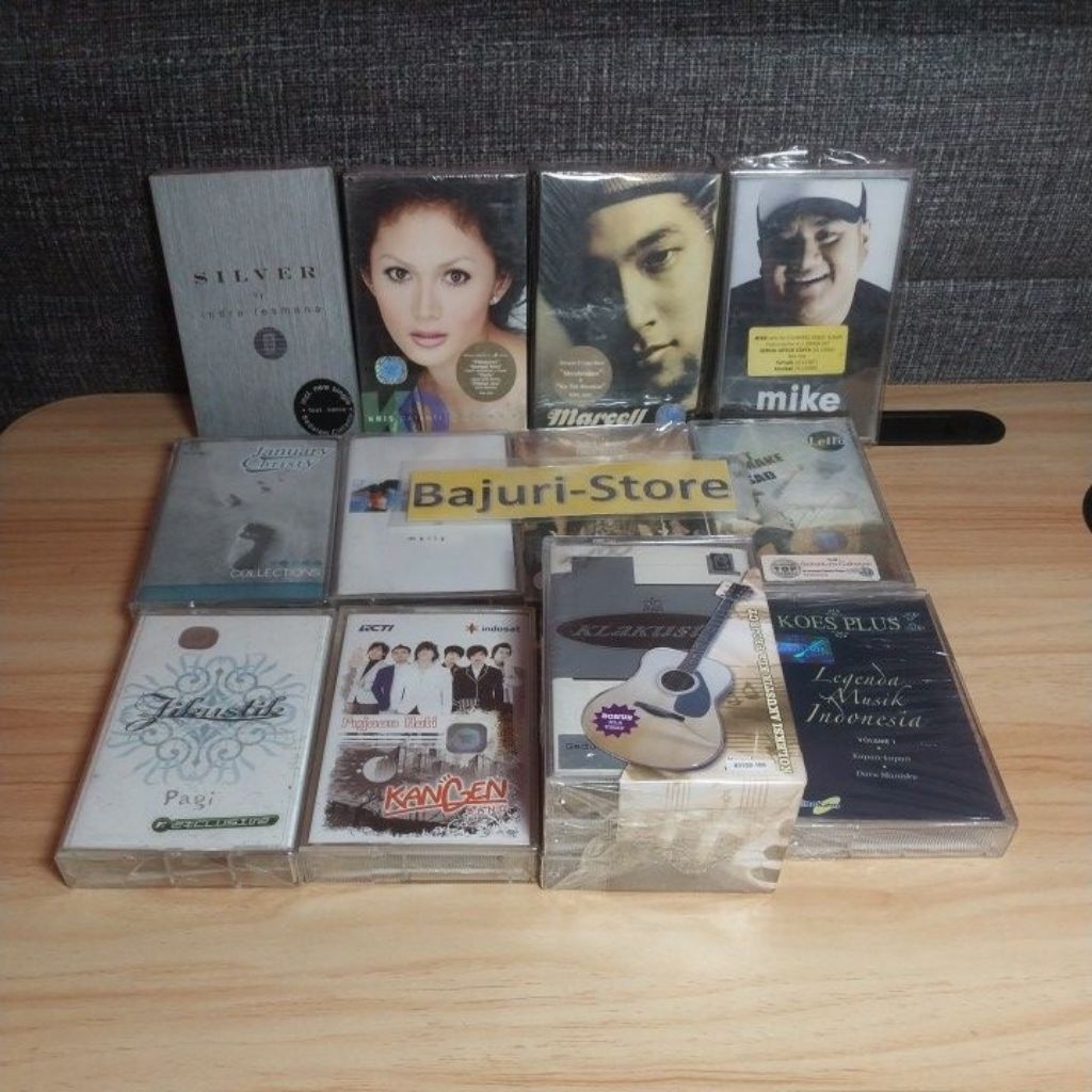 Kaset Pita "Indra Lesmana" "Krisdayanti" "Marcell" "Mike Mohede" "January Christy" "Melly Goeslaw" "