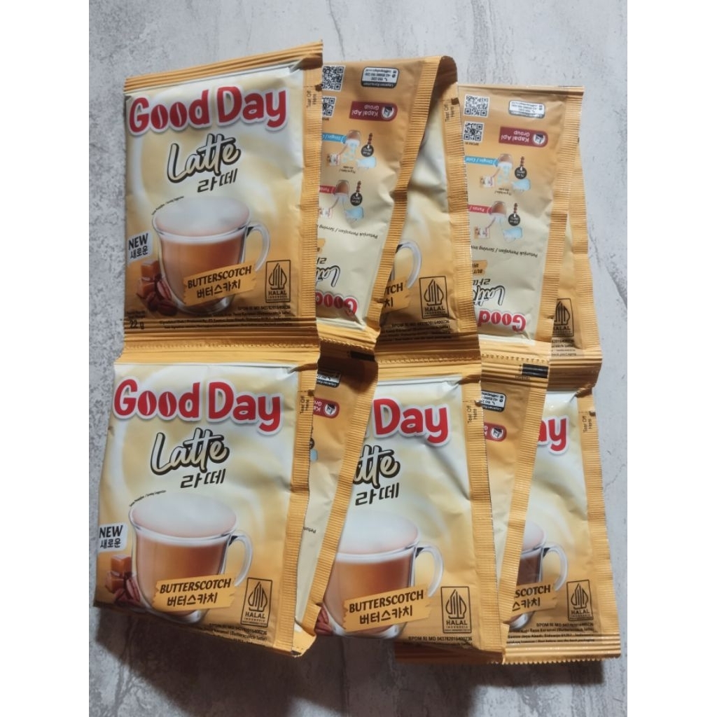 

Goodday Latte ButterScotch 1rtg isi 10 Sachet
