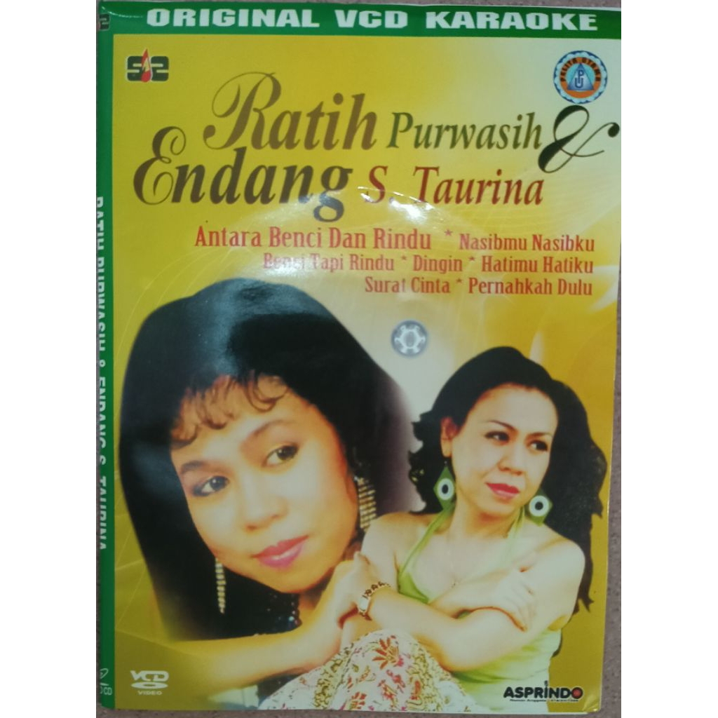 VCD original album the best of Ratih Purwasih & Endang s taurina