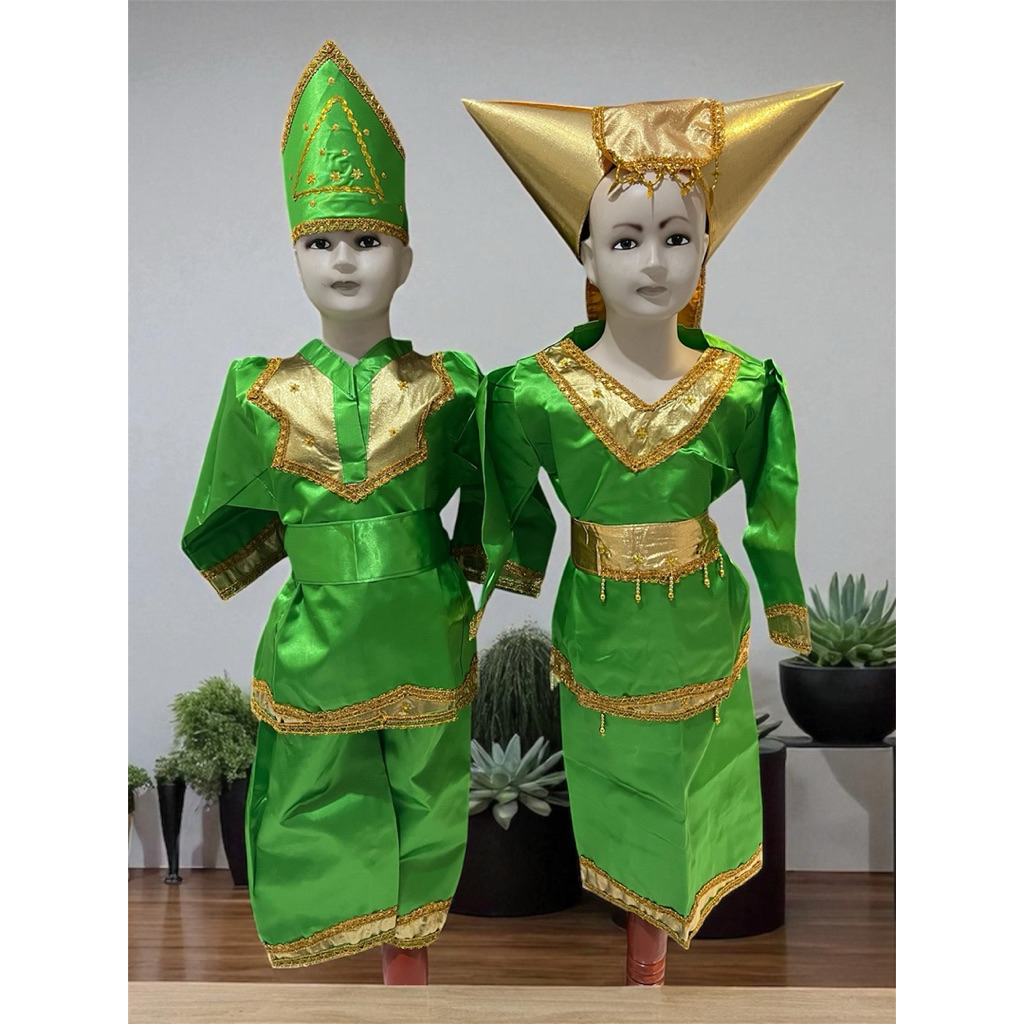 baju adat anak padang/baju adat minang sepasang/baju carnaval minang anak perempuan/baju tari minang