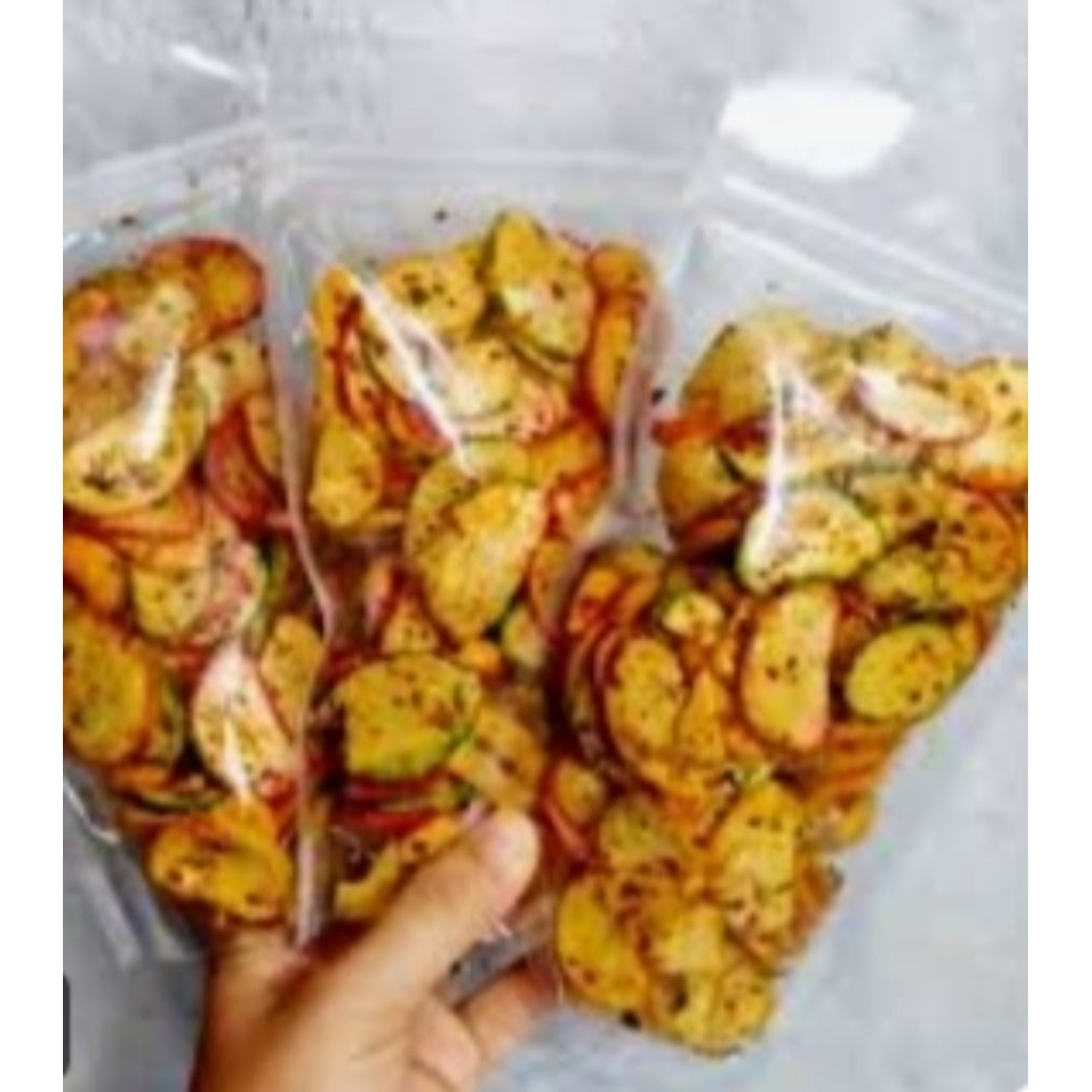 

Kerupuk seblak kering