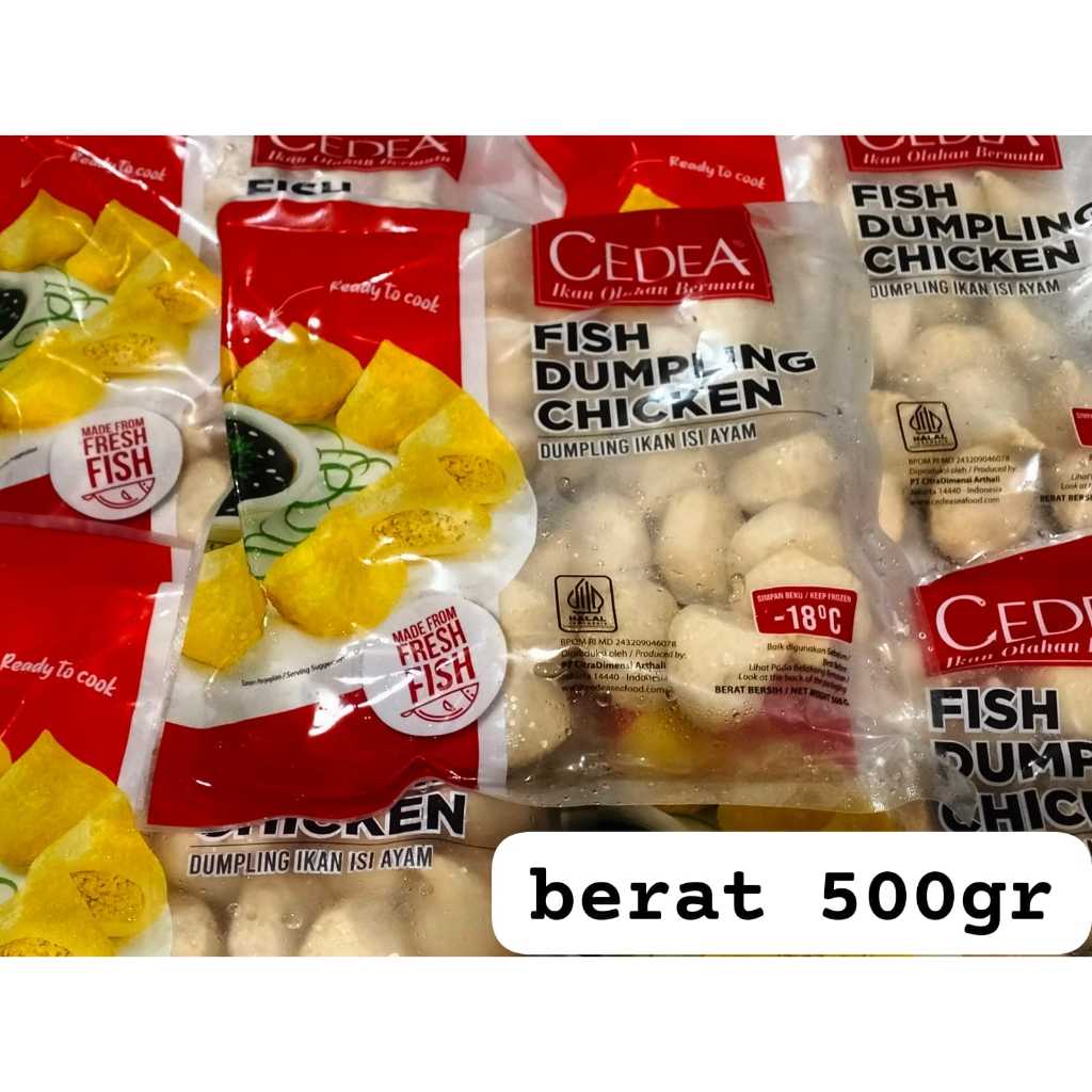 

CEDEA Fish Dumpling Chicken | Dumpling Ikan Isi Ayam - 500 gr