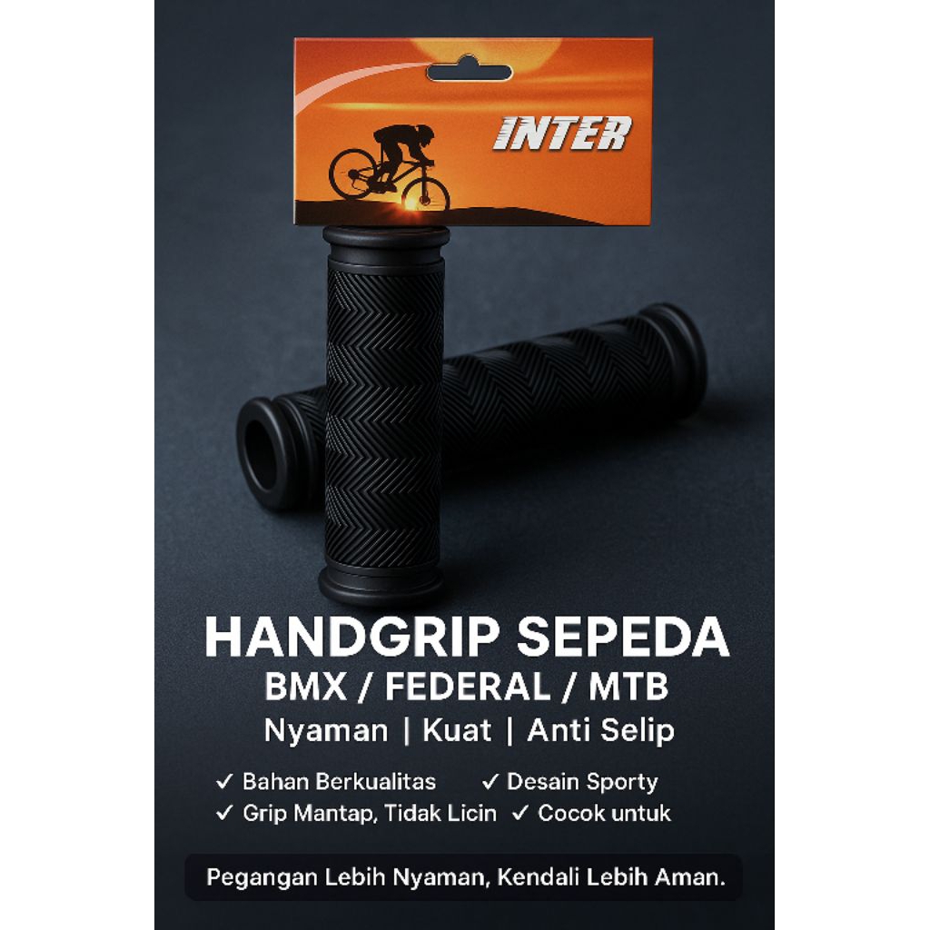 HANDGRIP SEPEDA BMX/MTB/FEDERAL INTERBIKE