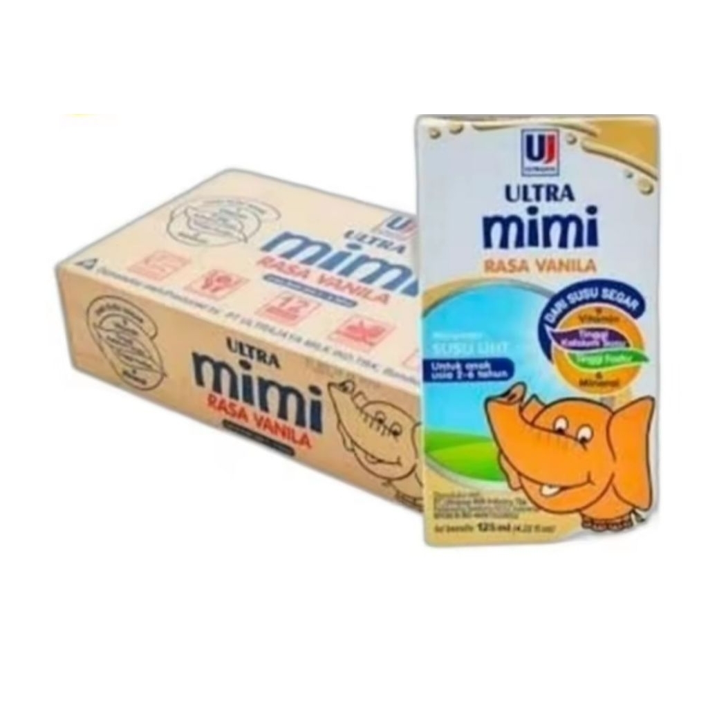 

Ultra mimi uht rasa vanila 125ml isi 40pcs(1dus)