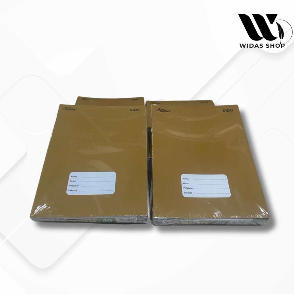 

Buku Tulis Sampul Coklat SiDU 40 Lembar (10 Buku)
