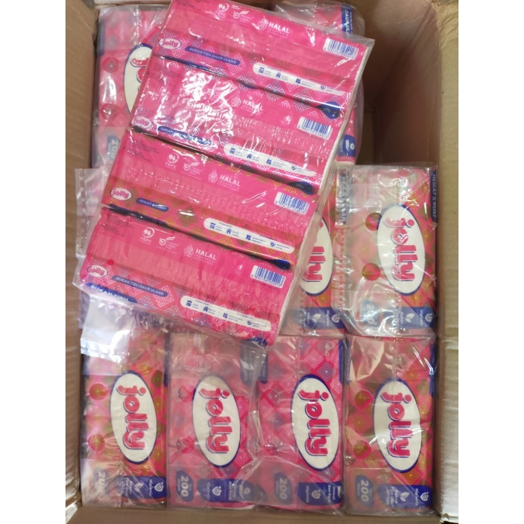 Tissue jolly 200 sheet/tissue wajah jolly