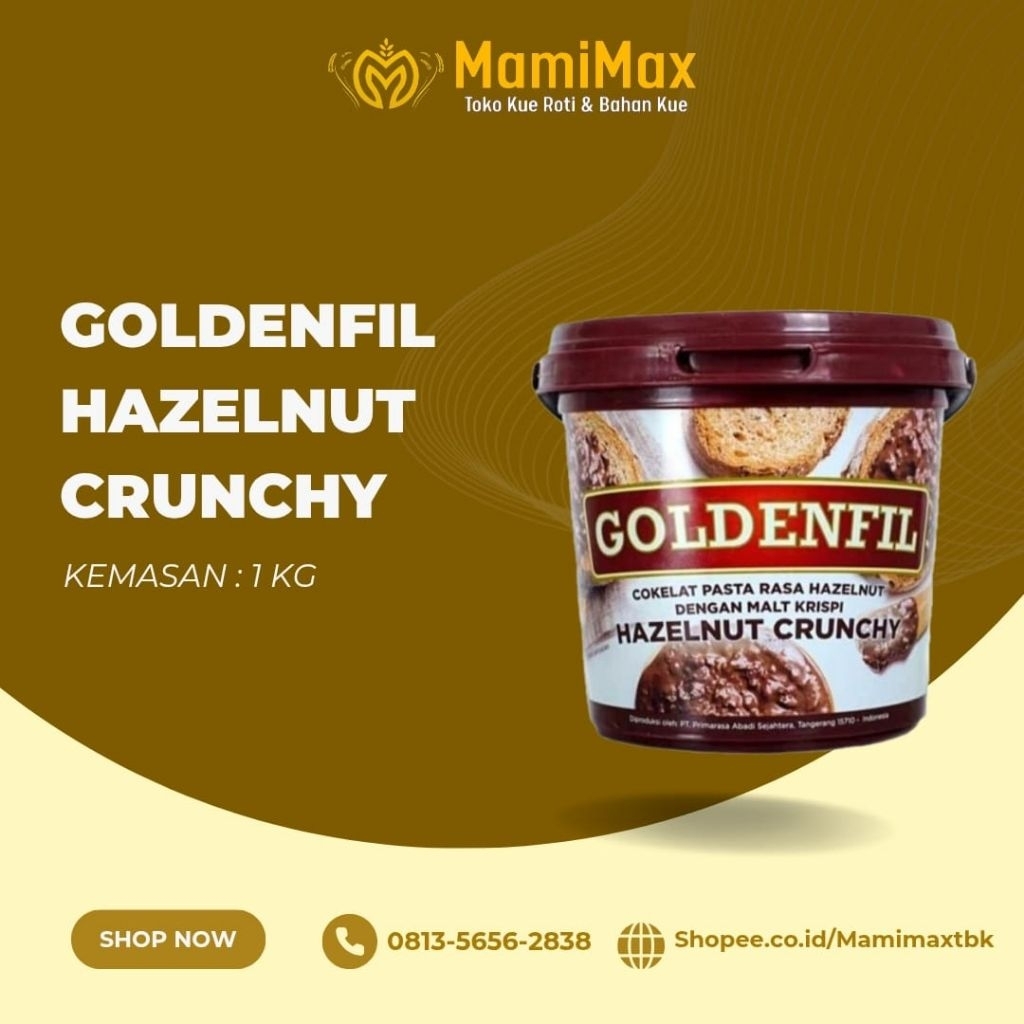 

GOLDENFILL HAZELNUT SPREAD 1KG SELAI HAZELNUT