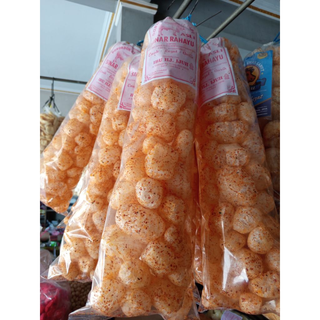 

Dorokdok kerupuk kulit ballan kemasan besar 200gr