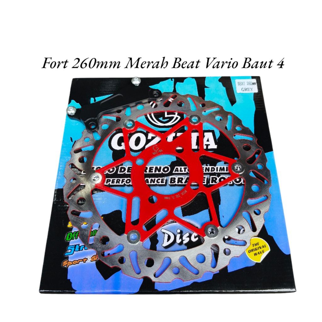 Disc cakram depan Variasi Fort 260mm Free Breket Beat Vario Scoopy Old Vario 125 Vario 150 Old Genio