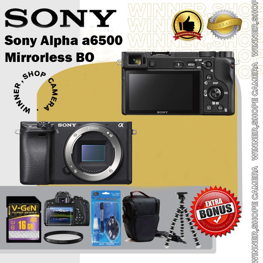 SONY ALPHA A6500 BODY - KAMERA MIRRORLESS ORIGINAL A 6500 Kamera Sony alpha 6500