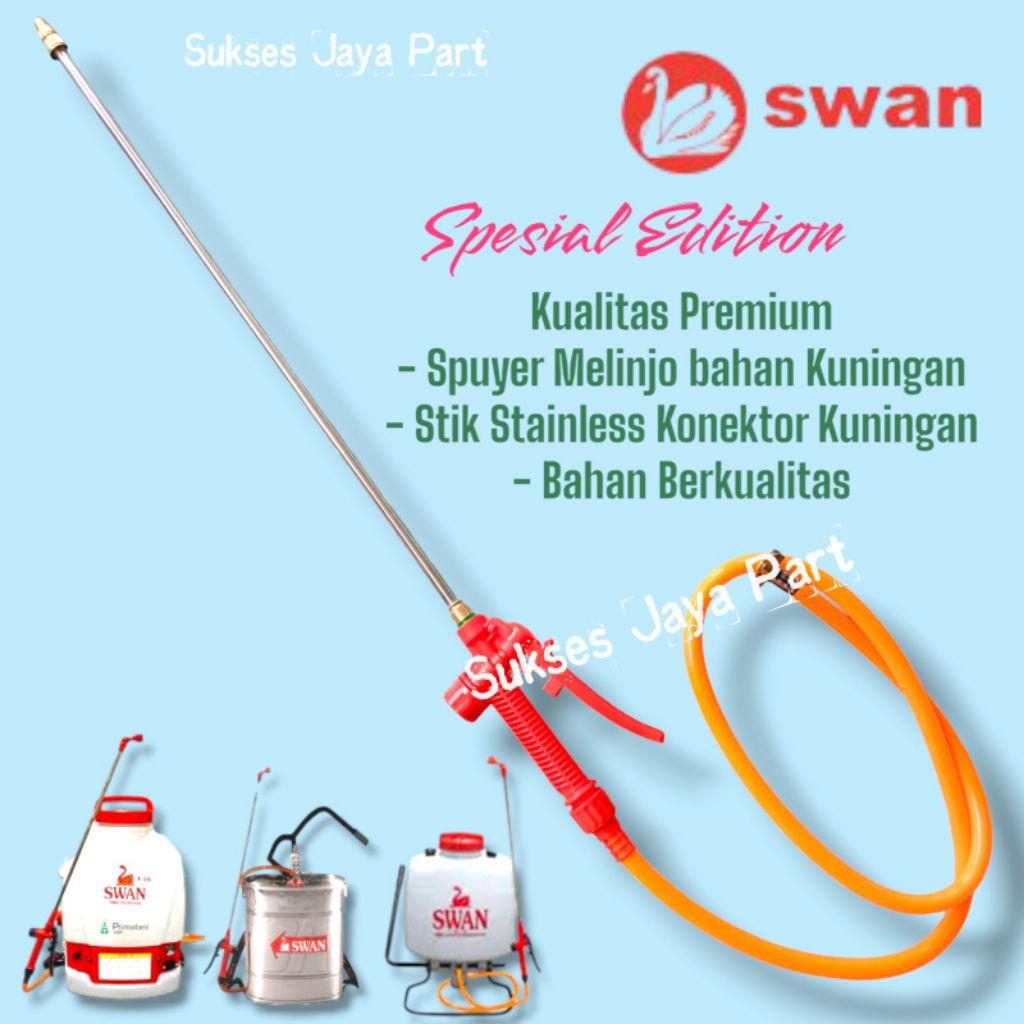 Paket Lengkap Kran Selang Stik Swan handle Swan selang swan sprayer Swan spuyer swan