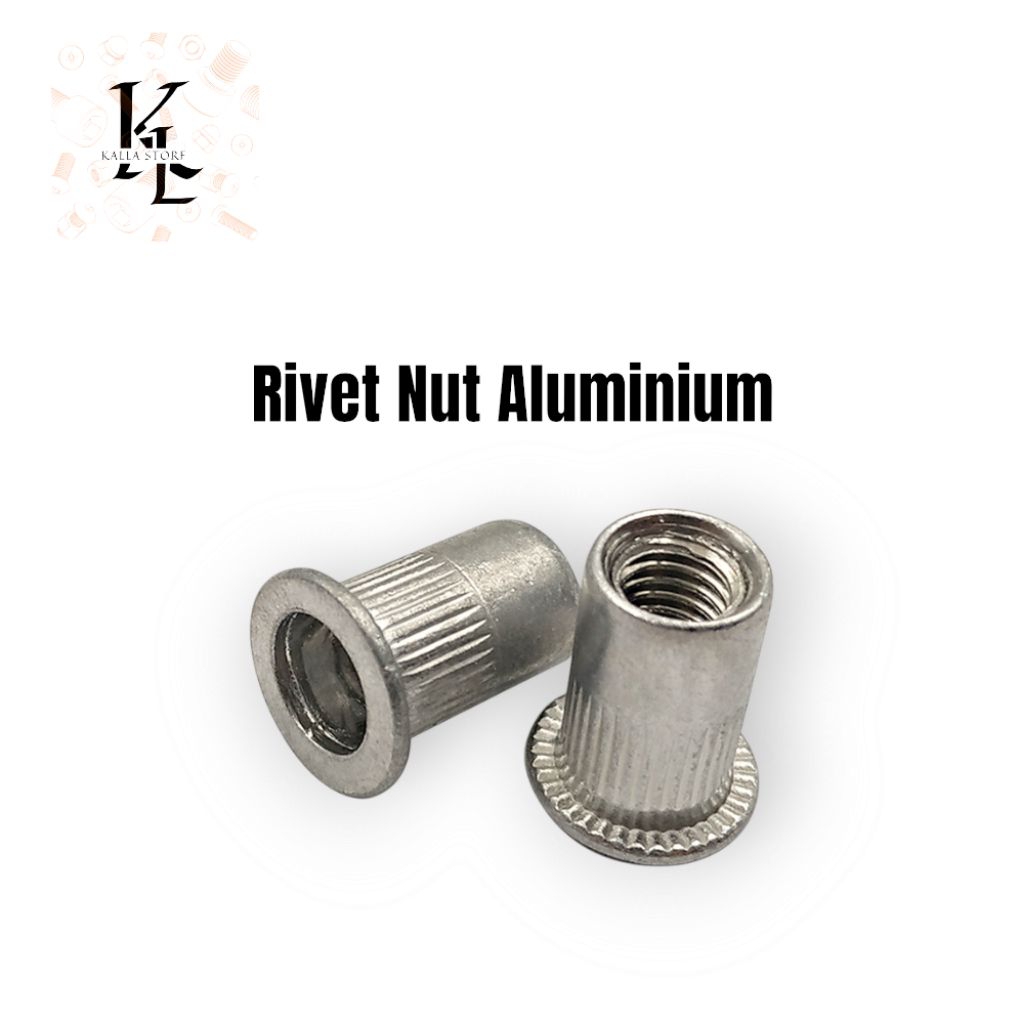 Mur Rivet Nut M8 Aluminium - Rivet Nut M8x18 OD