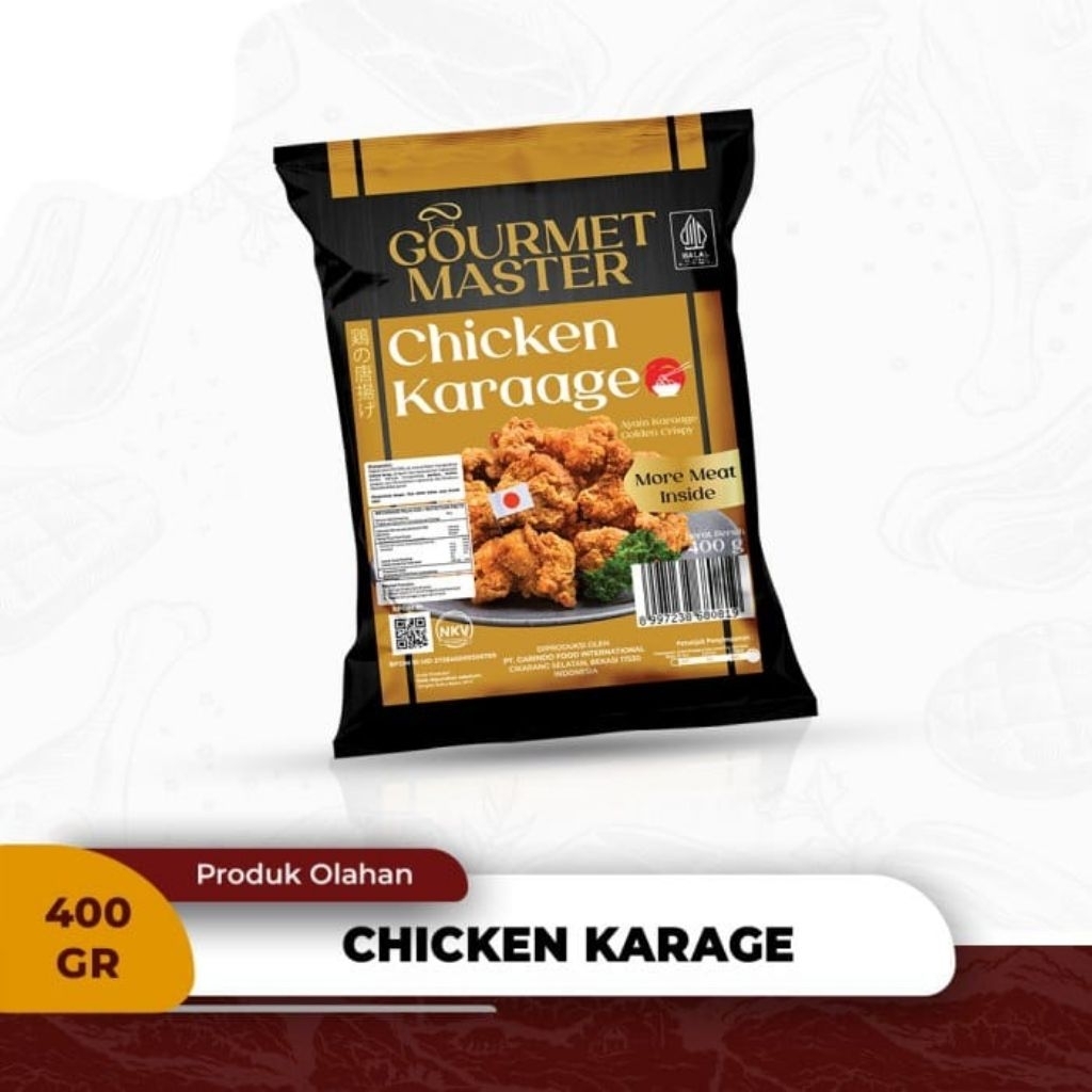 

Groument Master Karage Chicken/Karage Chicken 400gr/Ayam Karage Renyah/Ayam Karage Kualitas Terbaik