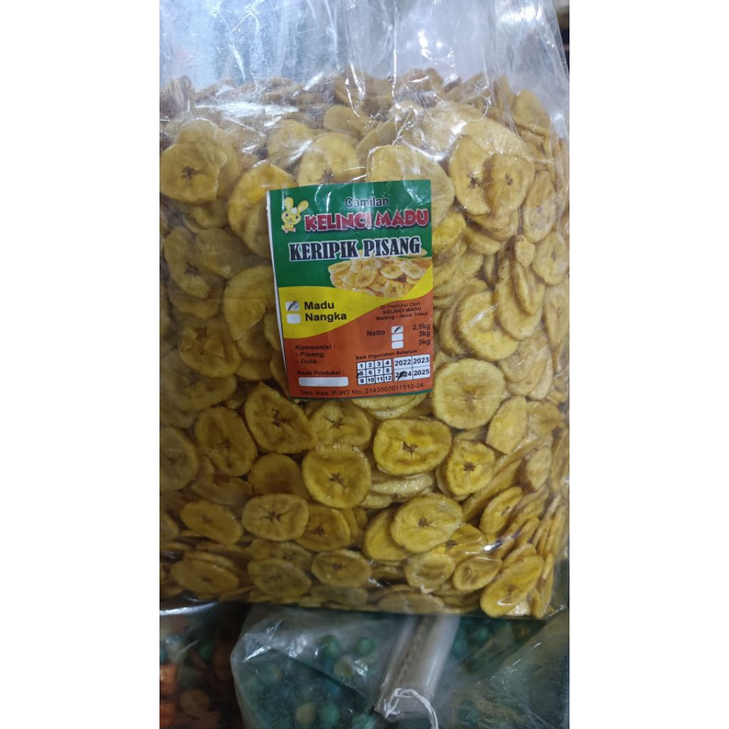 

Keripik pisang manis madu 1kg
