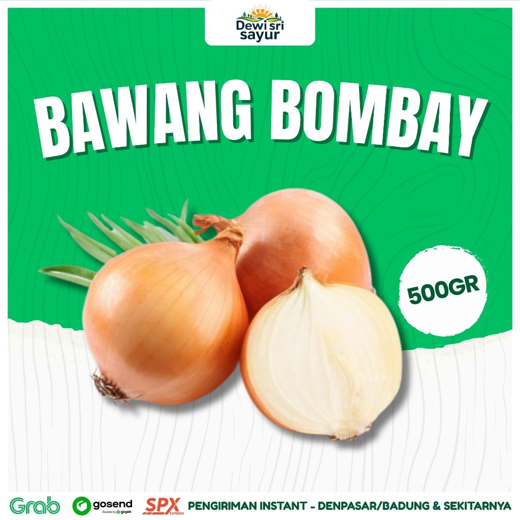 

Bawang Bombay 500gr – Dewi Sri Sayur