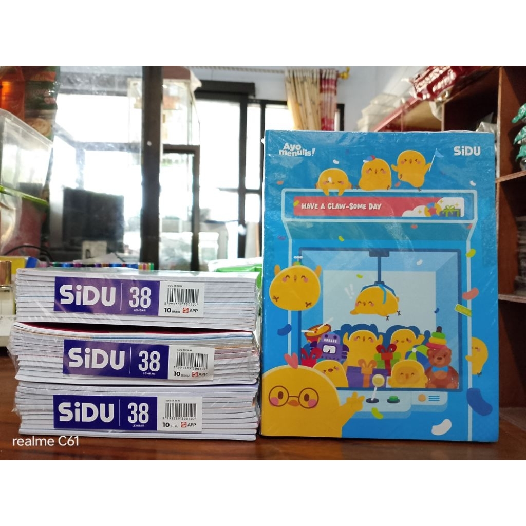 

Buku Tulis SIDU 38 isi 10pc motif