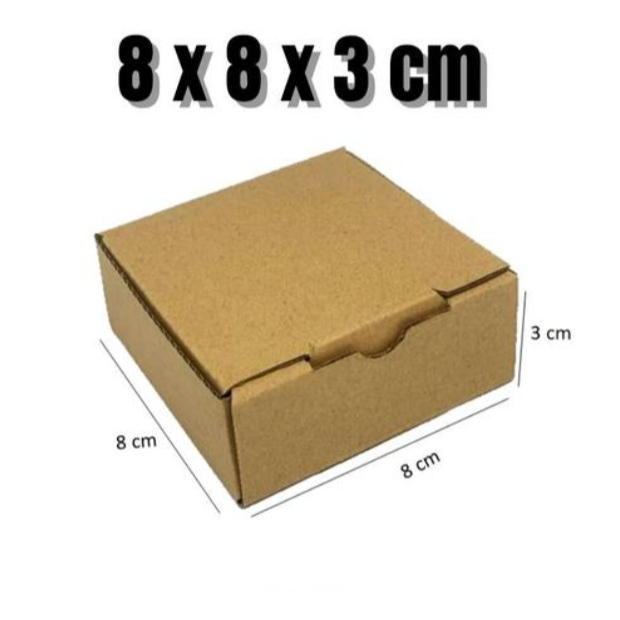 

Kardus box packing DIE CUT 8x8x3 cm bahan B-flude 3mm DIE CUT PIZZA kardus box packing