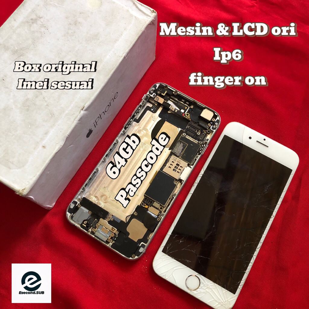 MESIN & LCD ip6 Passcode 64Gb
