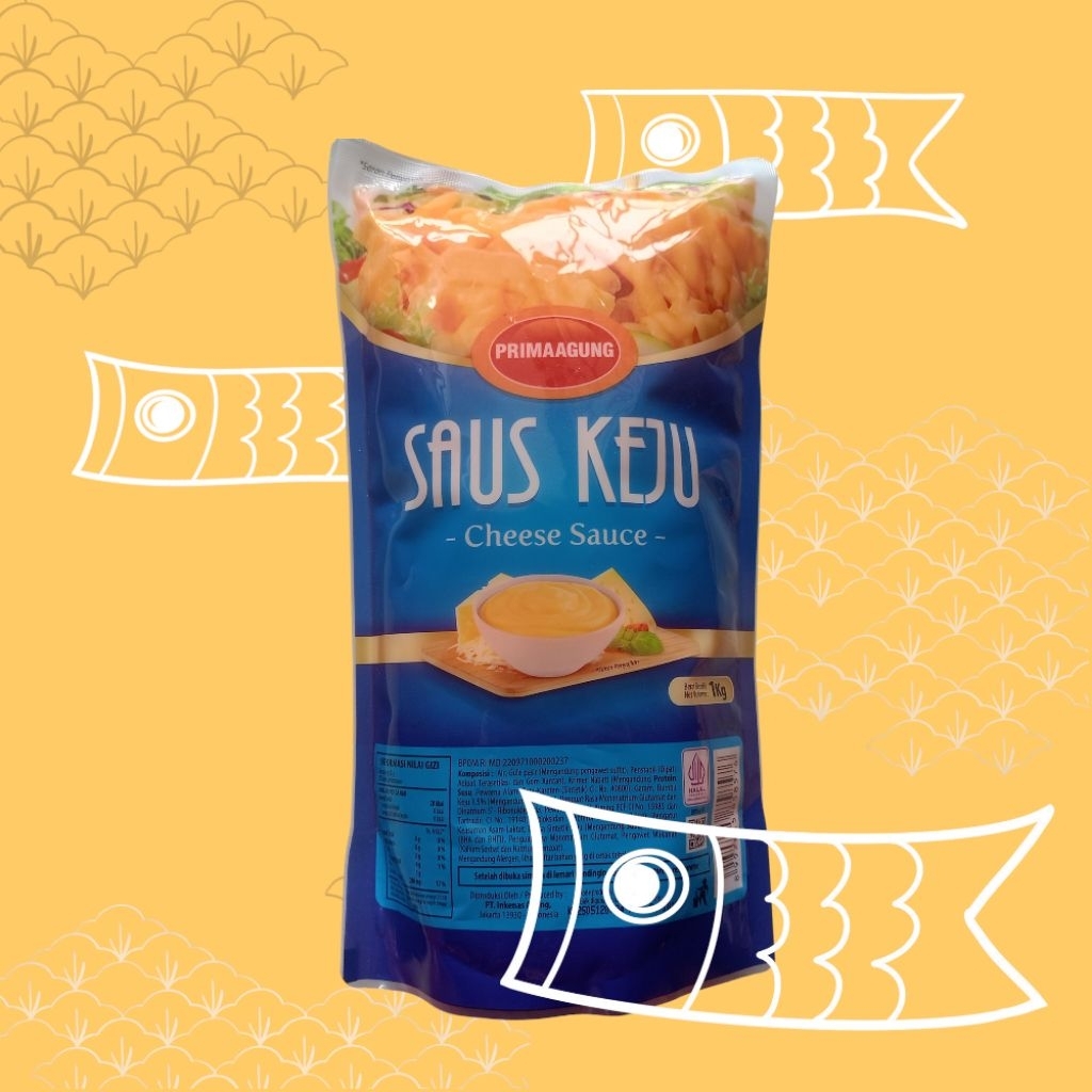 

Saus keju Prima Agung | Chesee sauce 500gr-1 kg