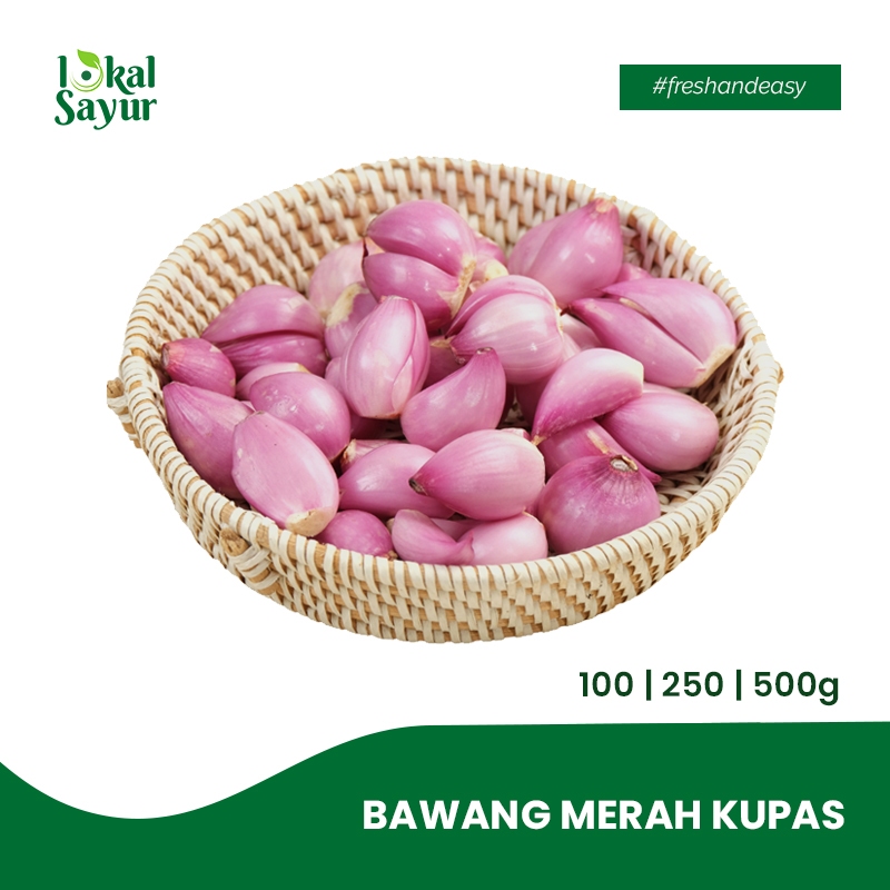 

Lokal Sayur - Bawang Merah Kupas Bersih Pilihan Kualitas Terbaik
