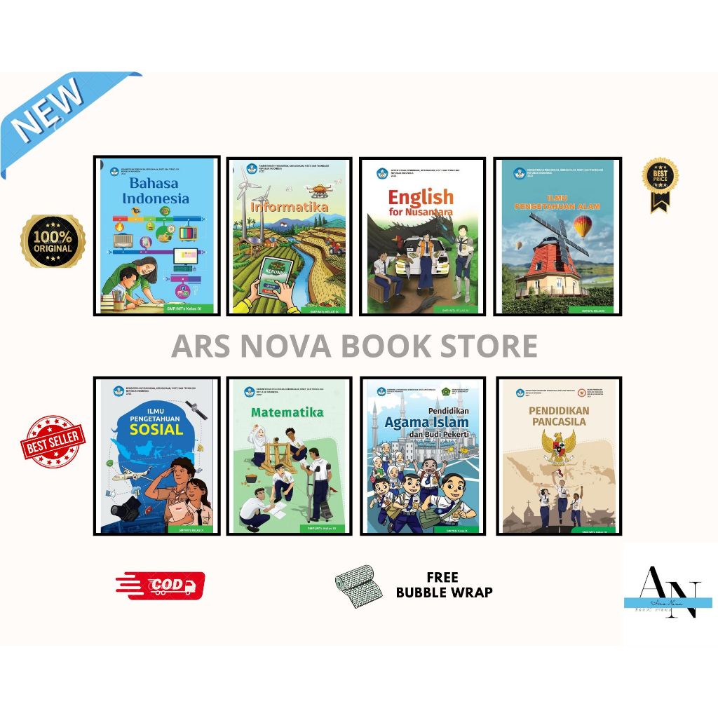 BUKU PAKET KELAS 9 SMP LENGKAP KURIKULUM MERDEKA - DIKNAS