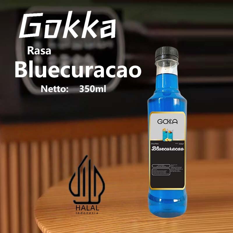 

GOKKA Sirup / Blue Curacao Syrup / Sirup Blue Curacao 350ml Halal
