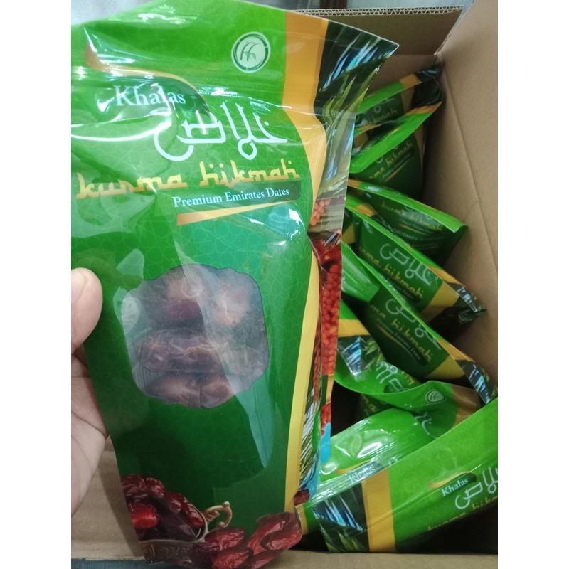 

KURMA KHALAS HIKMAH KUALITAS PREMIUM RASA ENAK DAN LEGIT, manis alami