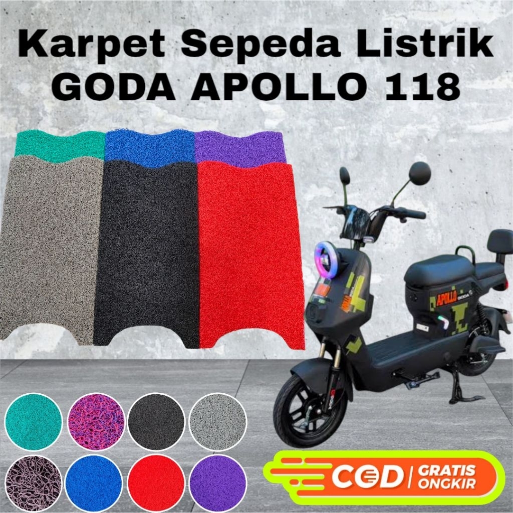 Karpet Sepeda Listrik GODA APOLLO 118