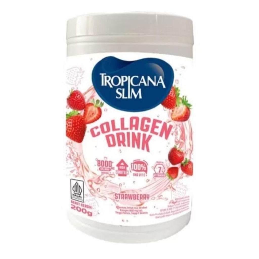 

Tropicana Slim Minuman Kolagen 8000 mg Strawberry 200g