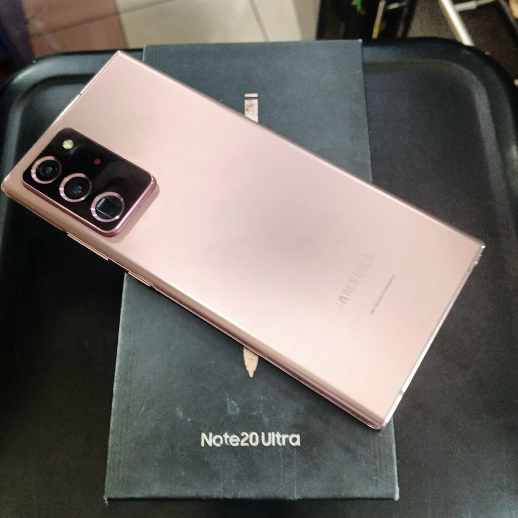 samsung note 20 ultra ram 8/512 second resmi minus ringan