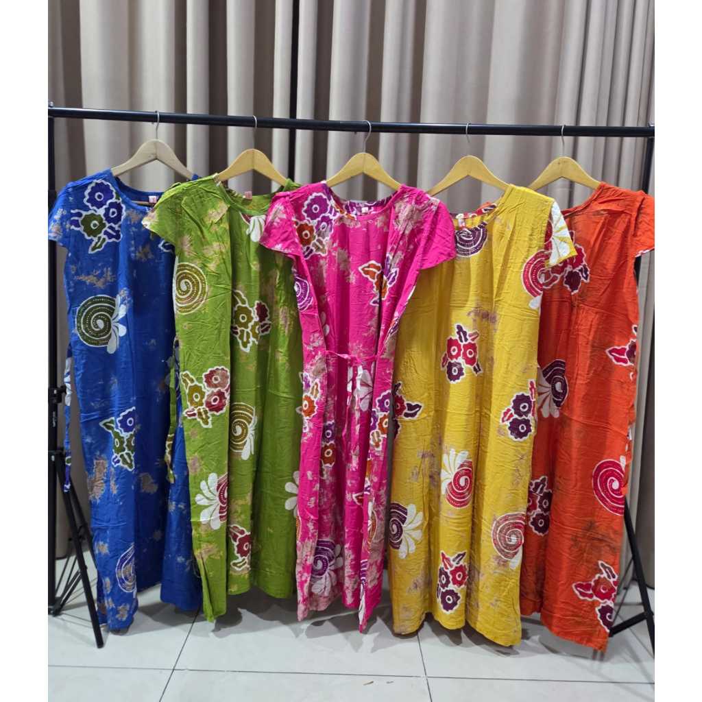 Daster Jumbo LD120 Cempaka / Daster Long Dress Kekinian
