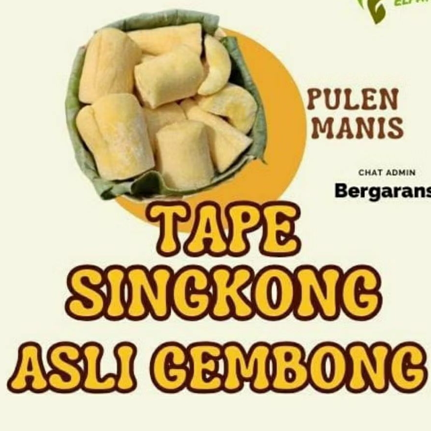 

Oleh-oleh khas gembong tape singkong mentega manis (1kg)