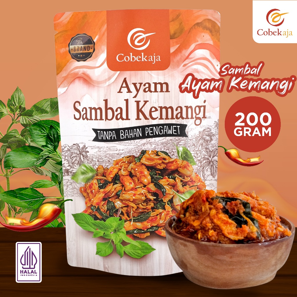 

Cobekaja - Sambal Ayam Kemangi 200 Gram