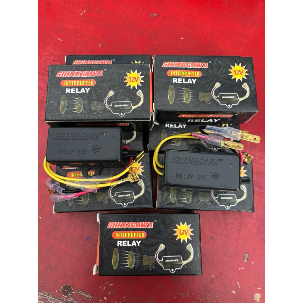 Relay Klakson putus putus 12V / Modul Klakson Shinagawa / Modul relay shinagawa