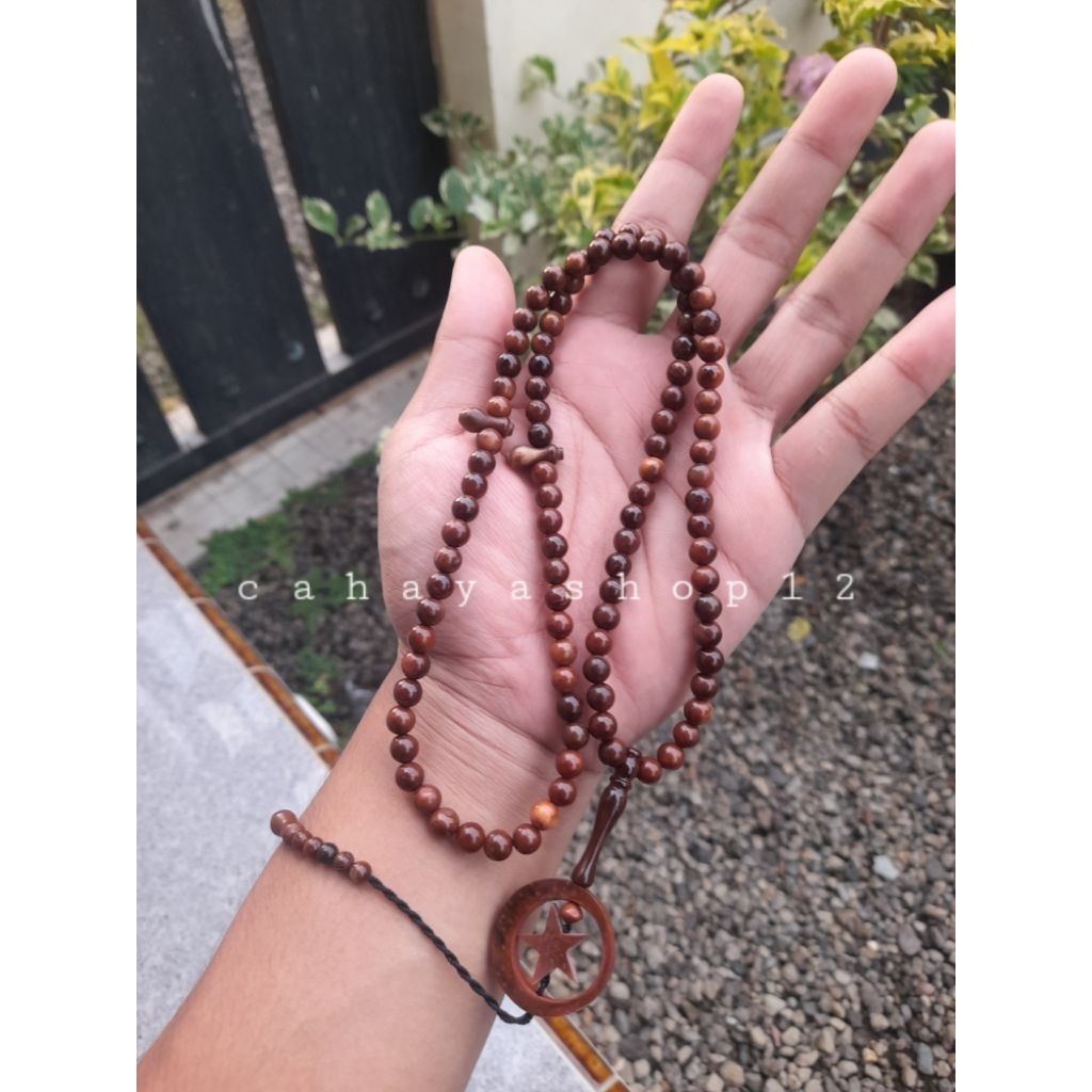 Tasbih kaoka bulan bintang 6mm tasbih kokka tasbih kaokah tasbih kaoka