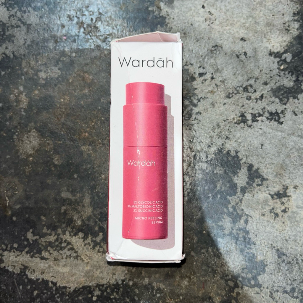 wardah micro peeling serum