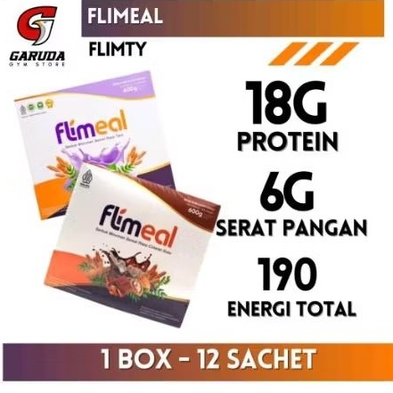 

Flimty FLIMEAL Minuman Sereal 1box isi 12Serving