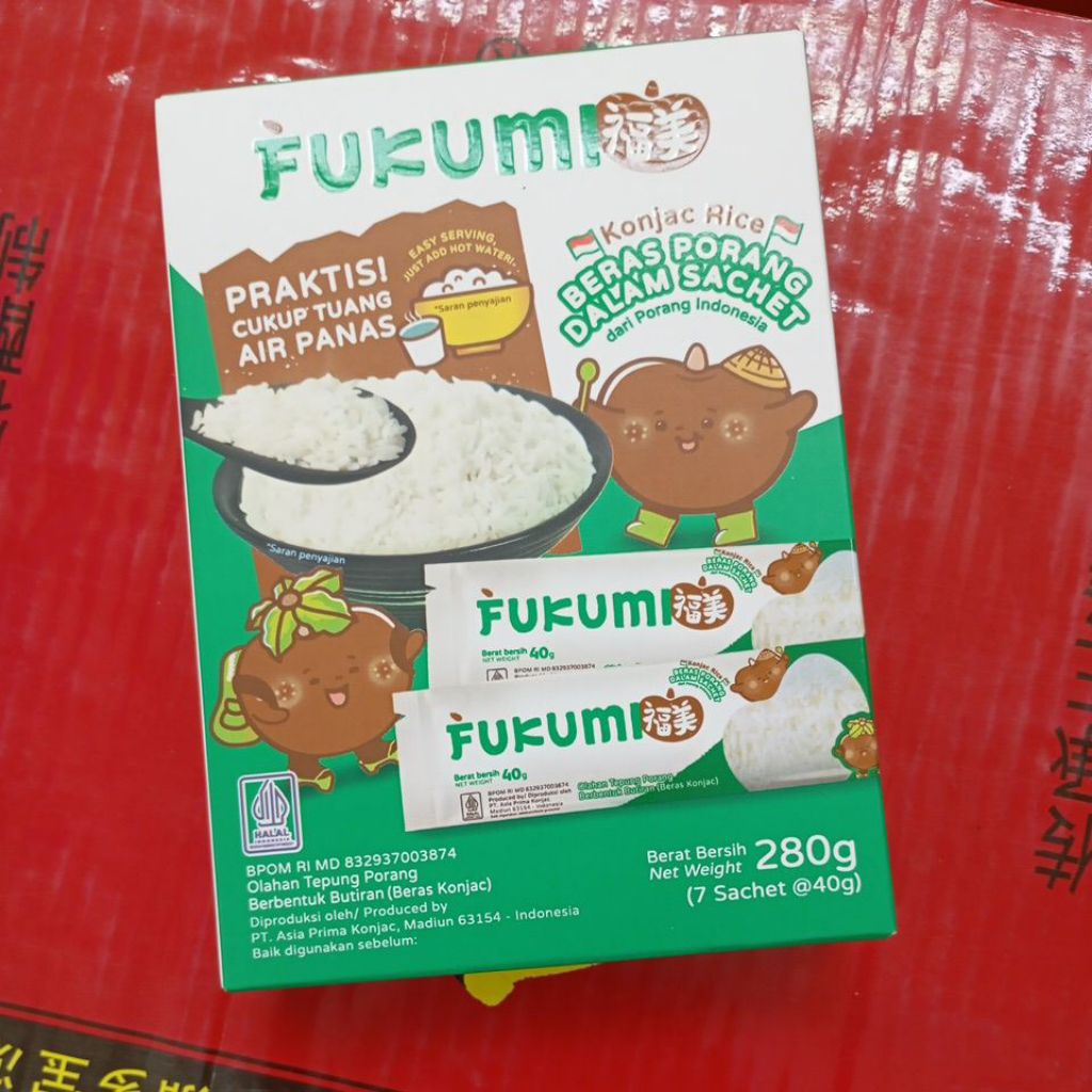 

Fukumi Beras Porang 7 @ 40g