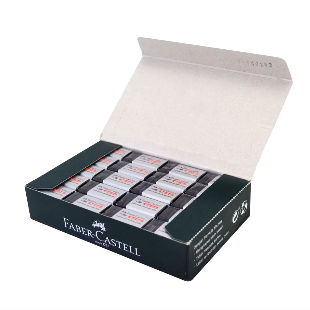 

[ 40 pcs ] Penghapus | stip pensil Faber-Castell HITAM
