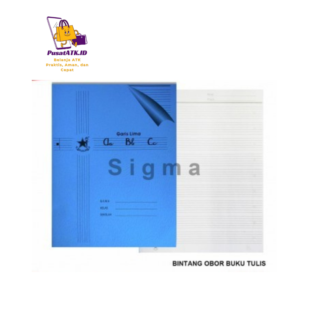 

Buku Garis Lima Bintang Obor Isi 10 Buku