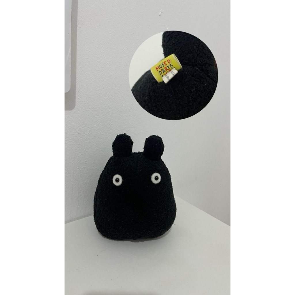 BONEKA TOTORO HITAM ORIGINAL GHIBLI MUSEO D'ARTE