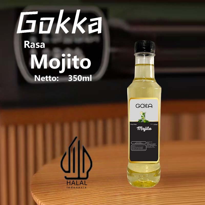

Gokka Mojito Syrup 350ml / Sirup Mojito - Minuman Segar Rasa Mojito / Mojito Syrup