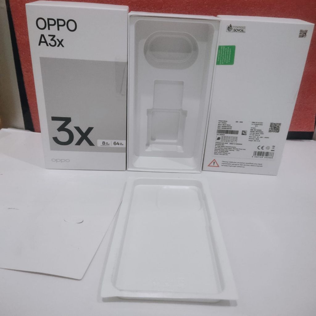 KARDUS BOX HP OPPO A3X RAM 8/64 ORIGINAL