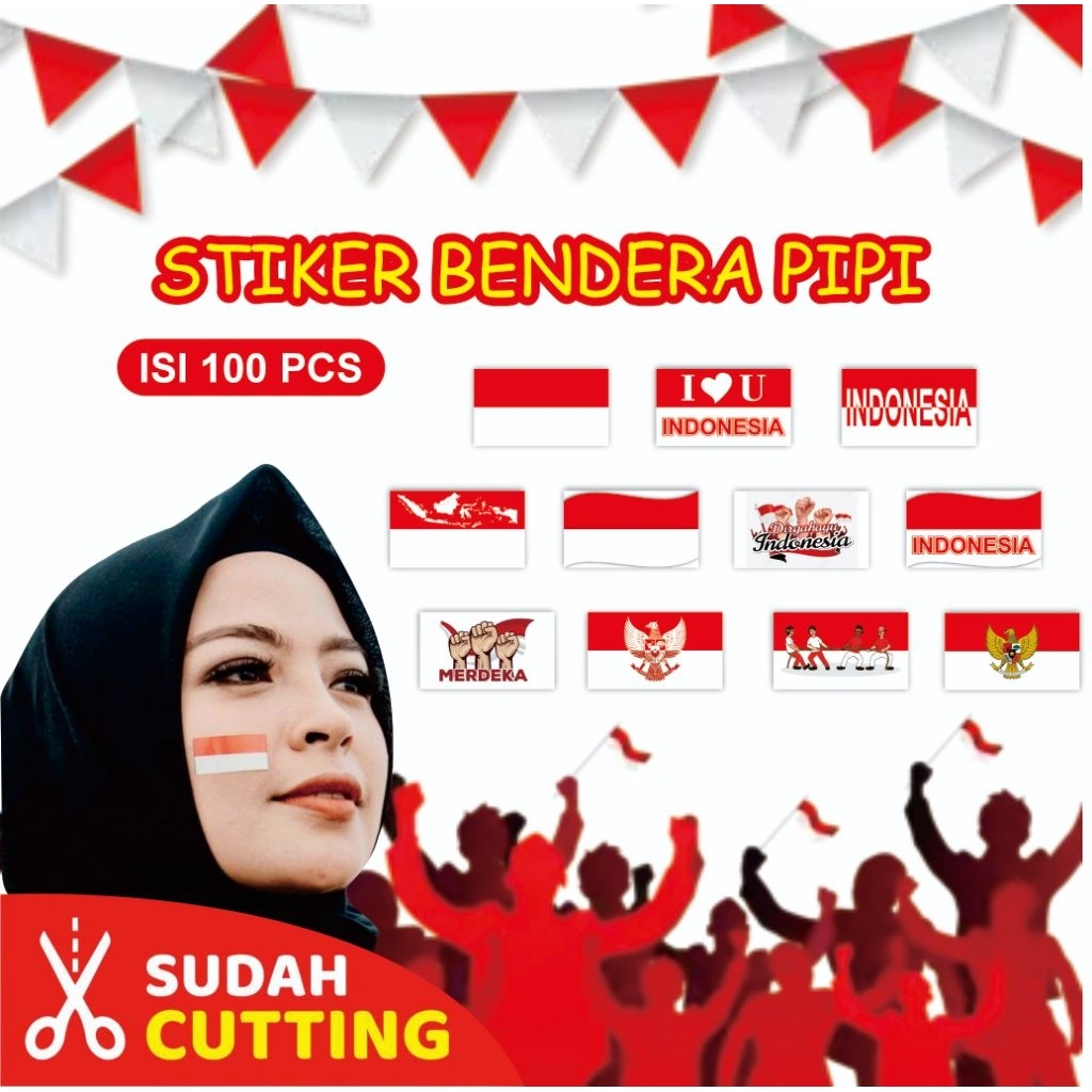 

Stiker Bendera Pipi Ukuran 3,5 x 2 cm – Minimal Order 100 pcs (Sudah Dipotong)